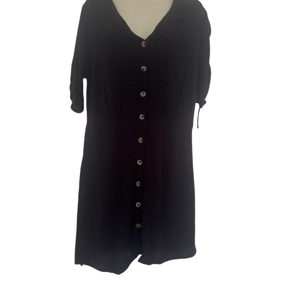 H&M Black Button-Up Dress| Sz 12